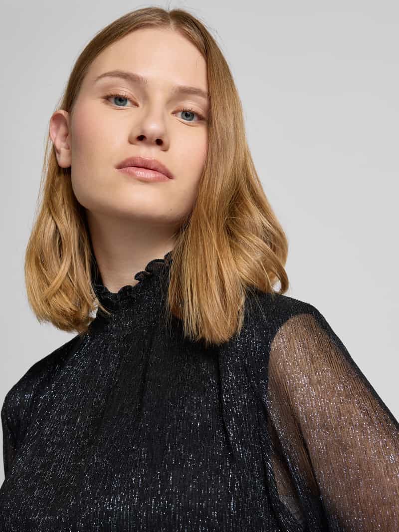 MOS MOSH Blouse met effectgaren model 'Ximena'
