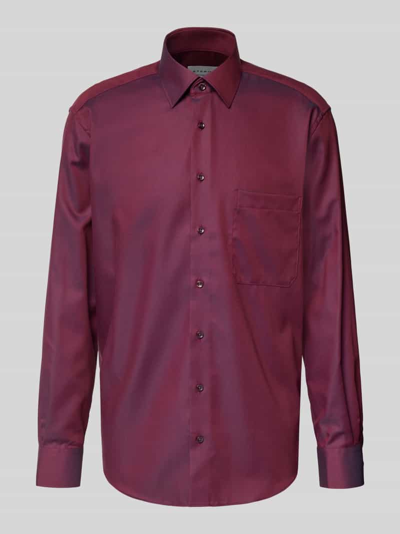Eterna Comfort fit zakelijk overhemd met knoopsluiting