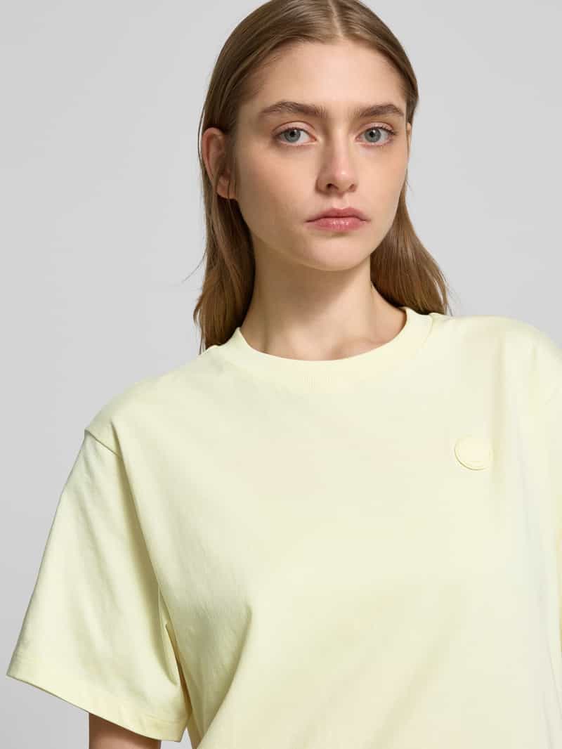 Hugo Blue T-shirt met opstaande kraag
