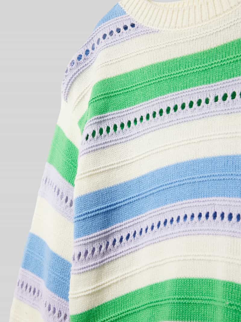 Garcia Gebreide pullover met labeldetail