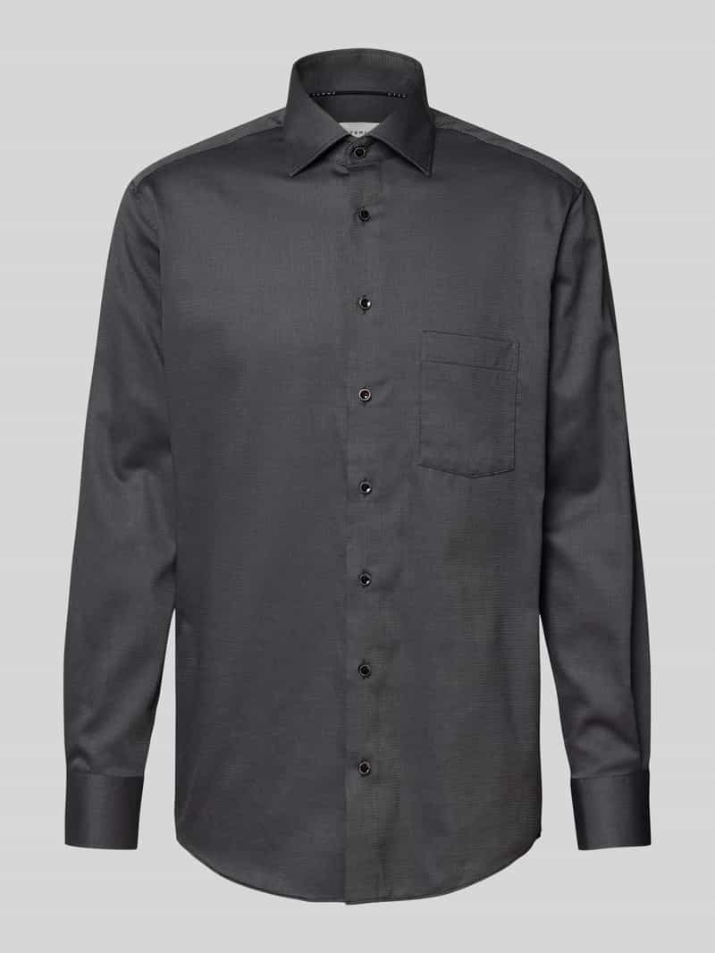 Eterna Modern fit zakelijk overhemd met kentkraag