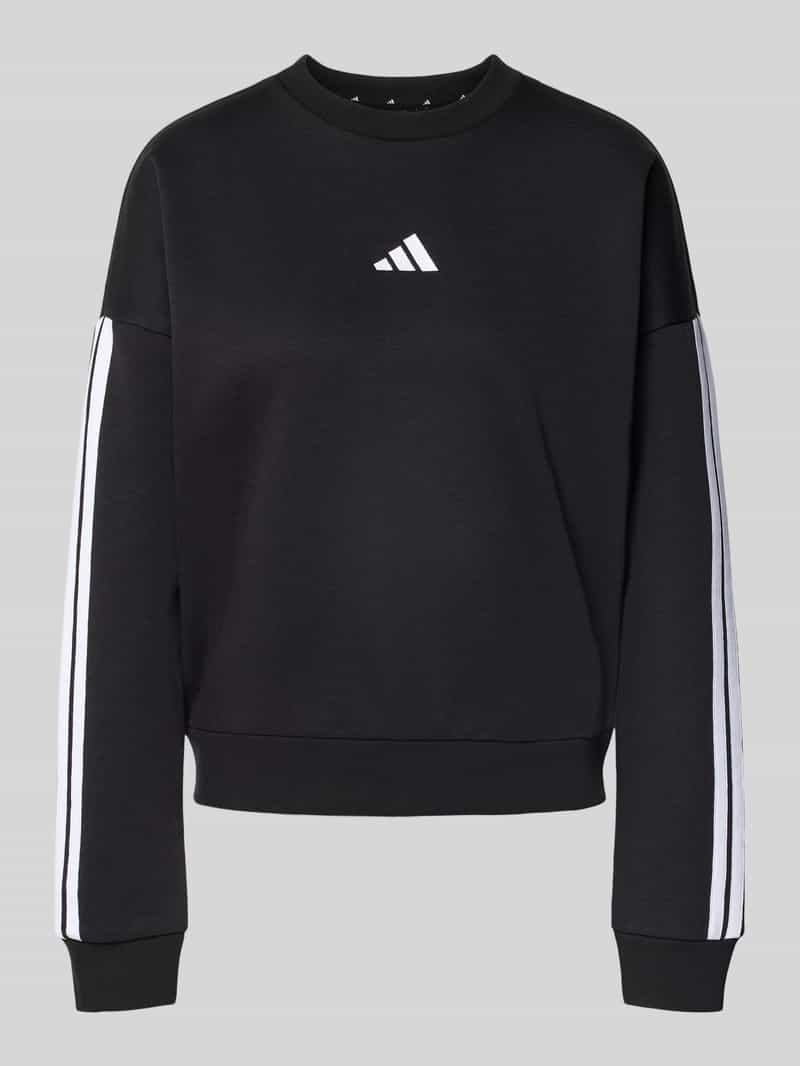 adidas Sportswear Sweatshirt met labelstitching en ronde hals