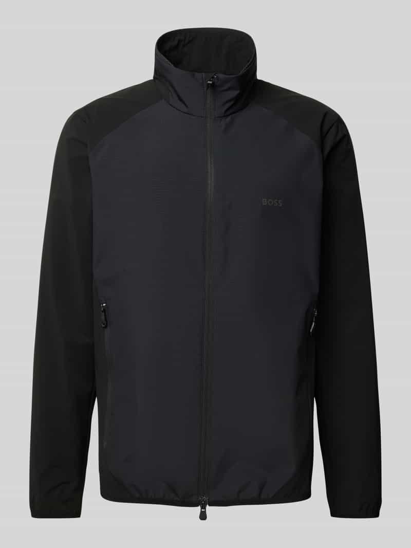 BOSS Green Jack met opstaande kraag model 'Putt'