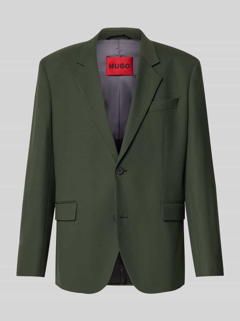 HUGO Regular fit colbert met viscose