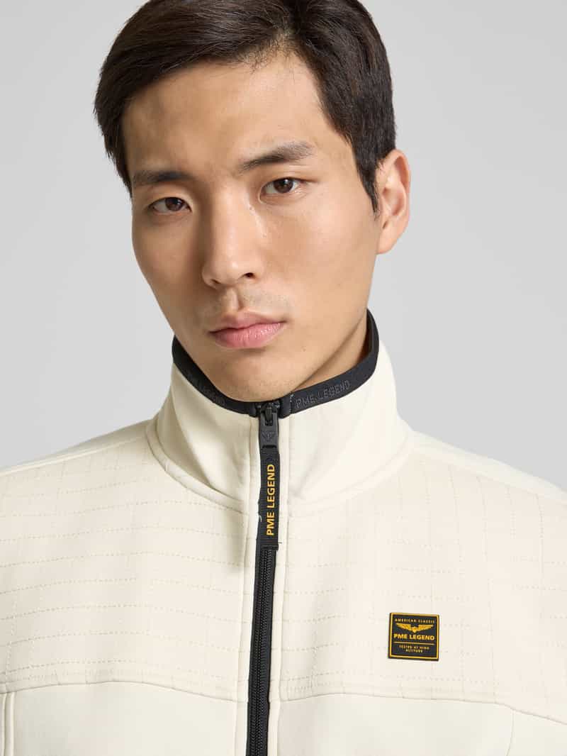 PME Legend Sweatjack met labelbadges model 'spacer look'