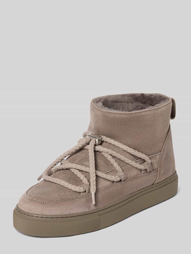 Snowboots van leer, model 'CLASSIC LOW'