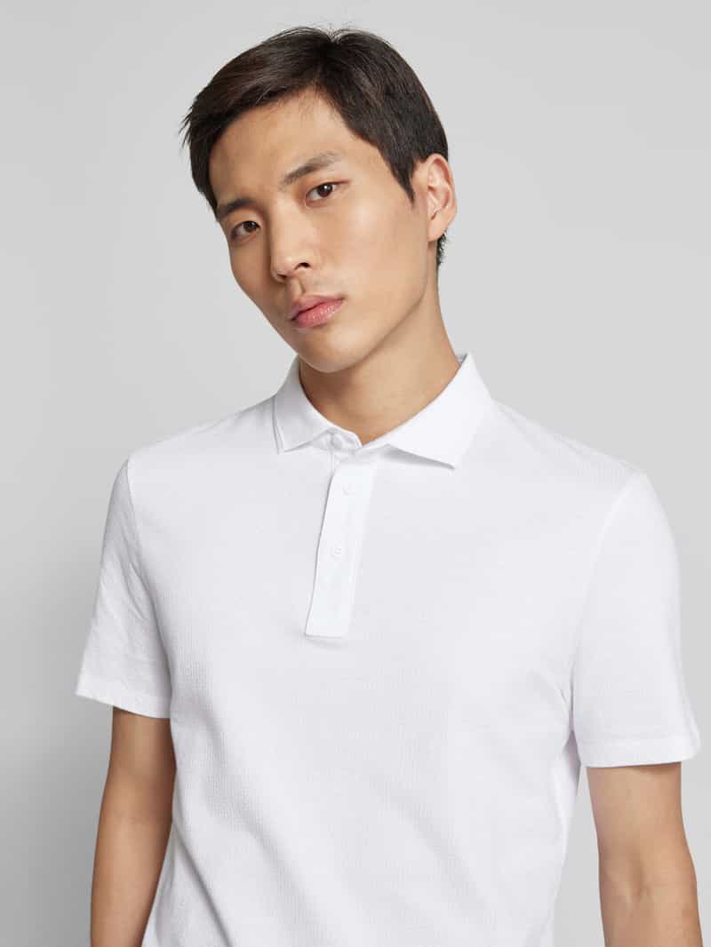 Strellson Poloshirt met structuurmotief model 'Fisher'