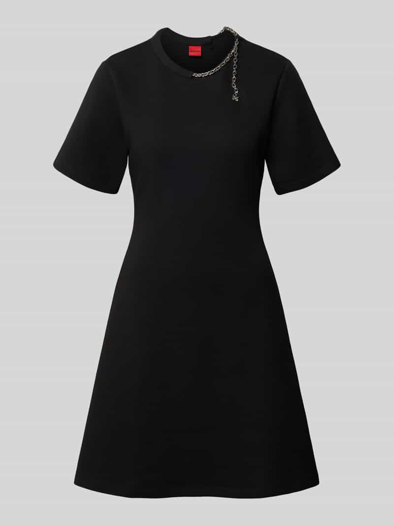 Slim fit vrijetijdsjurk van katoenmix model 'Neriet'