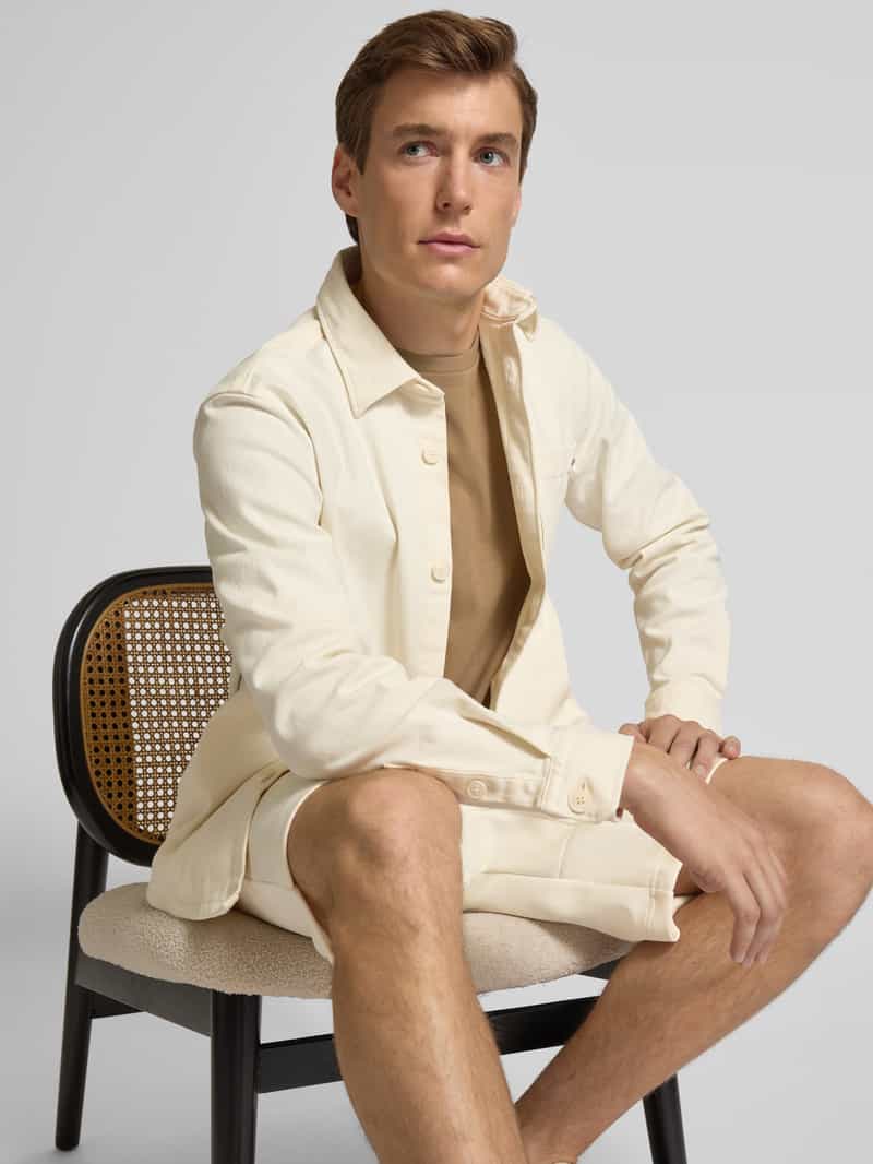 JOOP! Collection Regular fit overhemdjack met borstzak model 'Kalan'