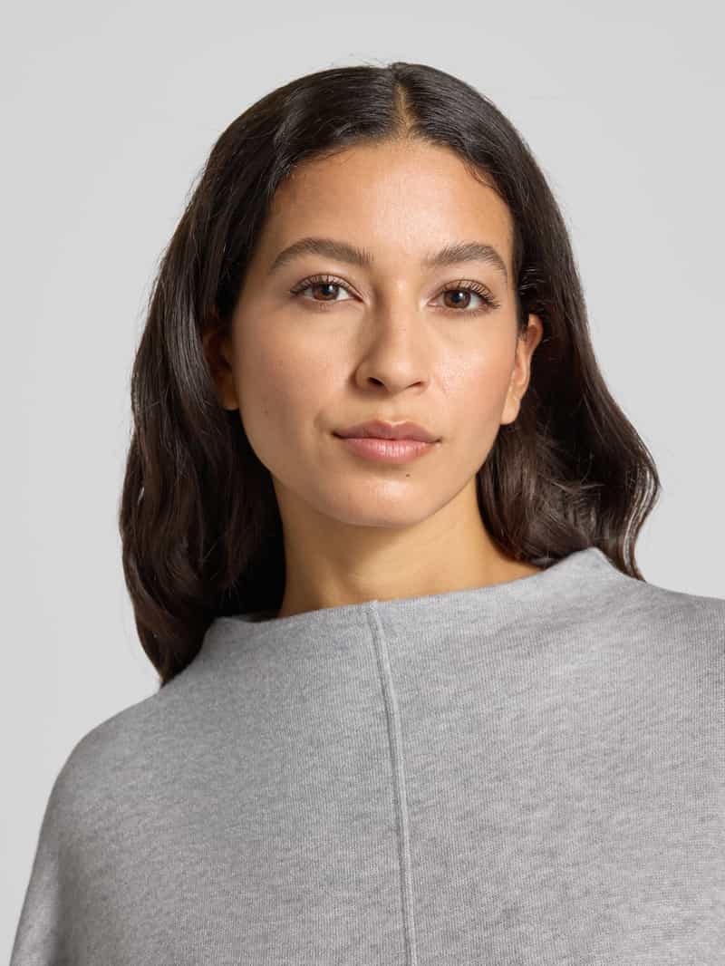 Opus Sweatshirt met opstaande kraag model 'Gonnik'