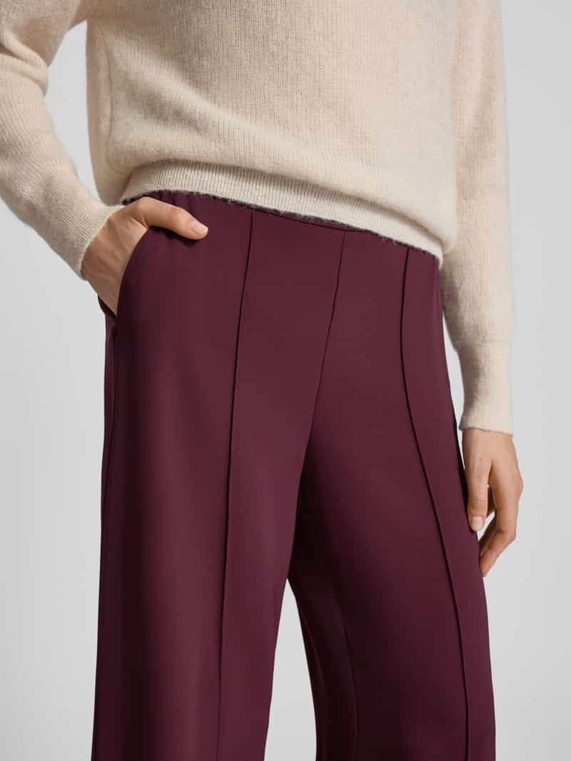 comma Stoffen broek met elastische band