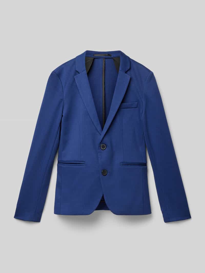 jack & jones 2-knoops colbert met paspelzakken en viscose model 'JAXON'