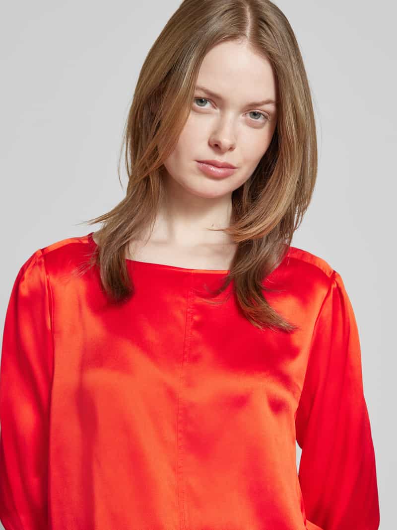 Marc Cain Regular fit zijden blouse met 3 4-mouwen