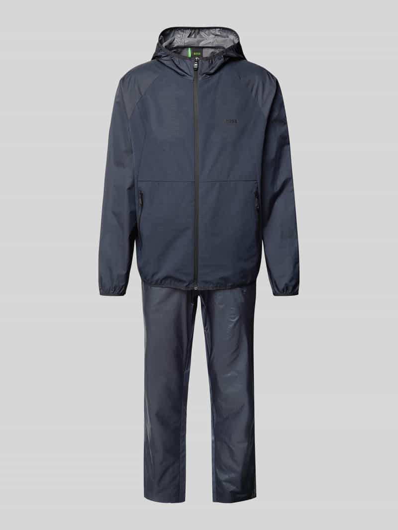 BOSS Green Trainingspak met labelprint