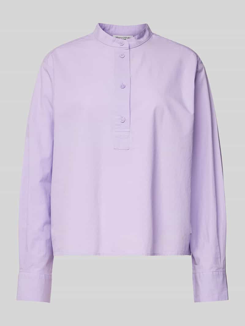 Marc O'Polo DENIM Relaxed fit blouse met opstaande kraag