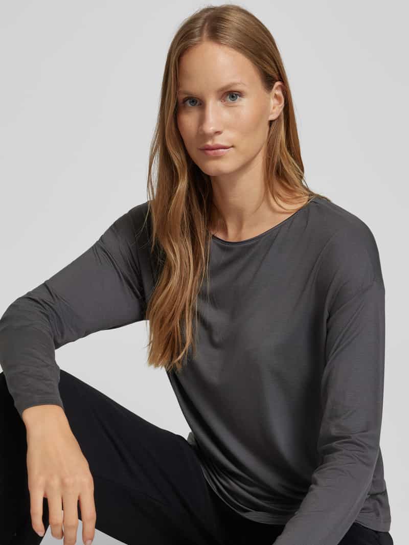 Mey Oversized shirt met lange mouwen en ronde hals grijs, foto 5