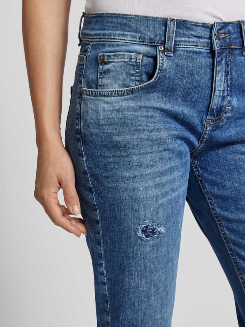 Angels Boyfriend jeans in verkorte pasvorm model 'SEQUIN'