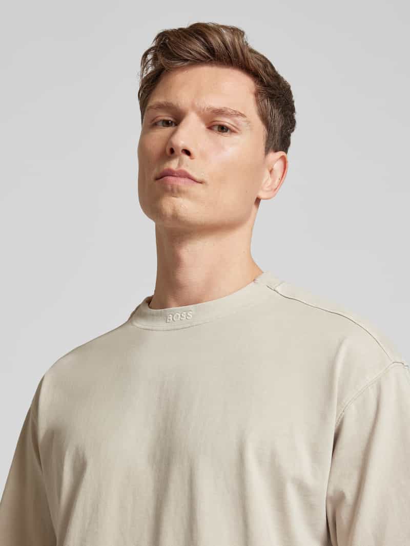 Boss Orange T-shirt met labelstitching