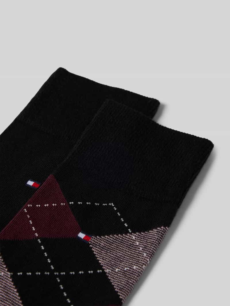 Tommy Hilfiger Kousen van katoenmix per 2 paar