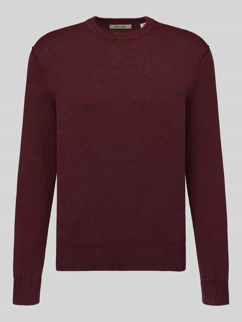 ONLY&SONS - ONSGARSON LS REG WASH CREW KNIT - Heren - Gebreide truien
