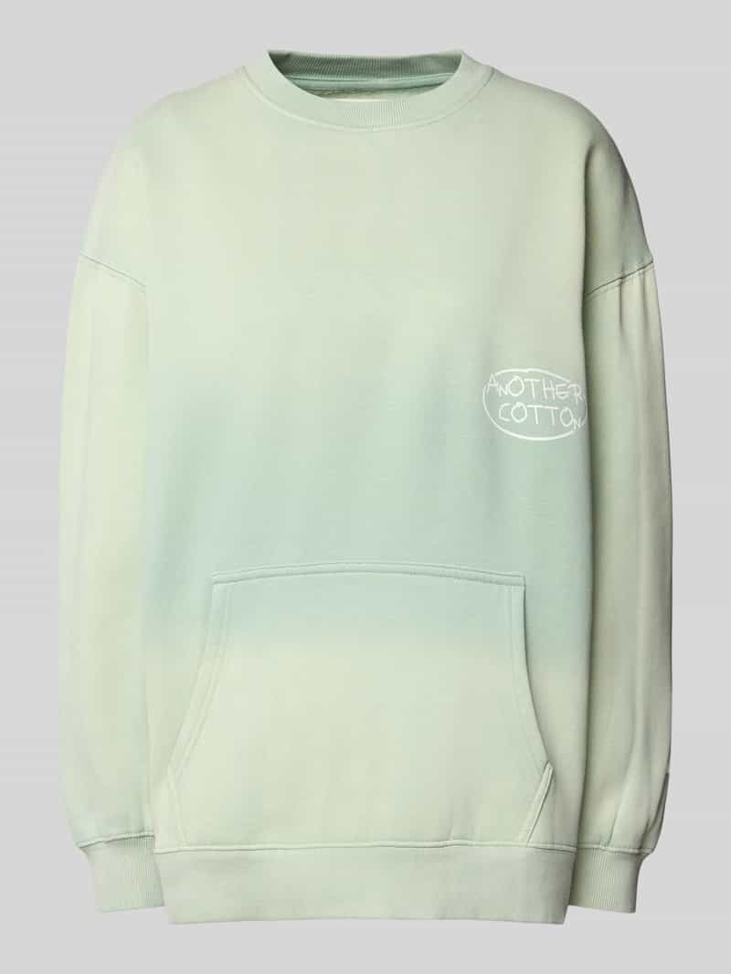 ANOTHER COTTON LAB Oversized sweatshirt met kangoeroezak model 'Matcha'