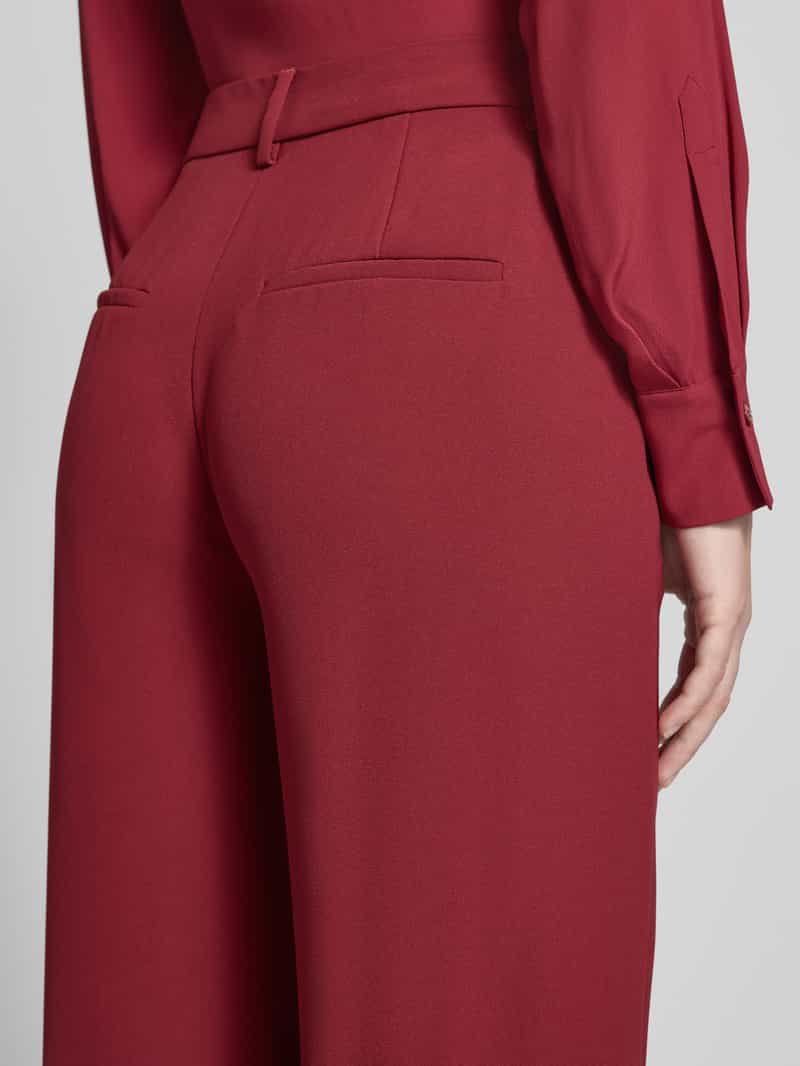 LUISA CERANO Wide fit stoffen broek met paspelzakken