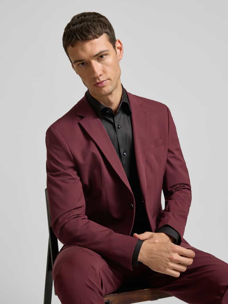 Selected Homme Slim fit colbert met paspelzak op de borst model 'LIAM'