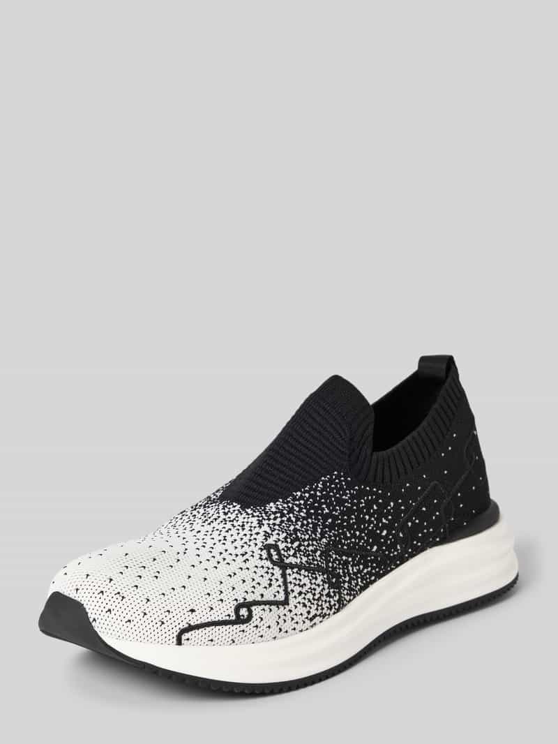 Sneakers in comfortmodel met profielzool