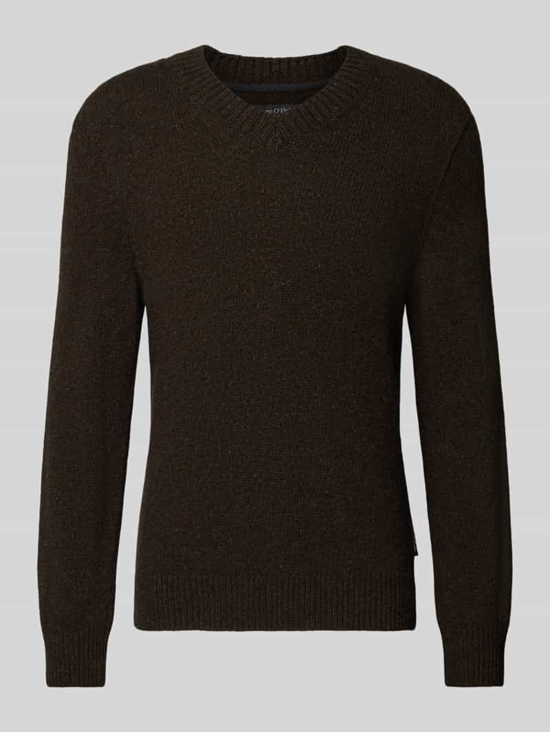 Marc O'Polo Regular fit gebreide pullover van wolmix