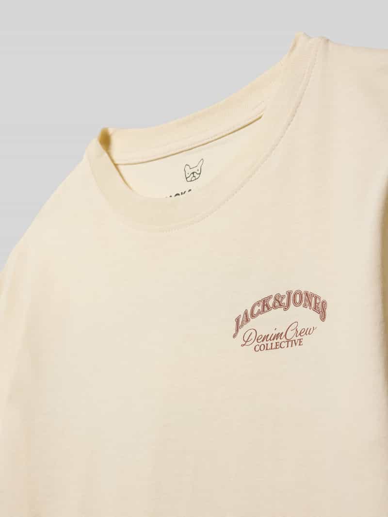 jack & jones T-shirt met labelprint