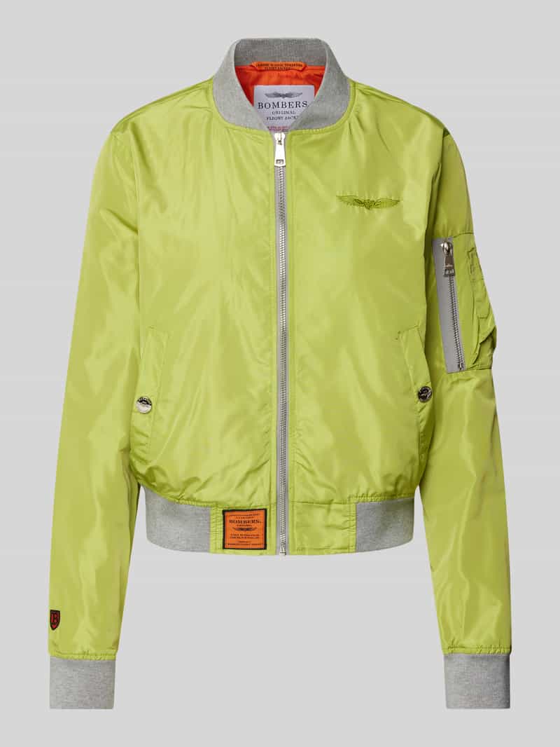 Original Bombers Bomberjack met logostitching
