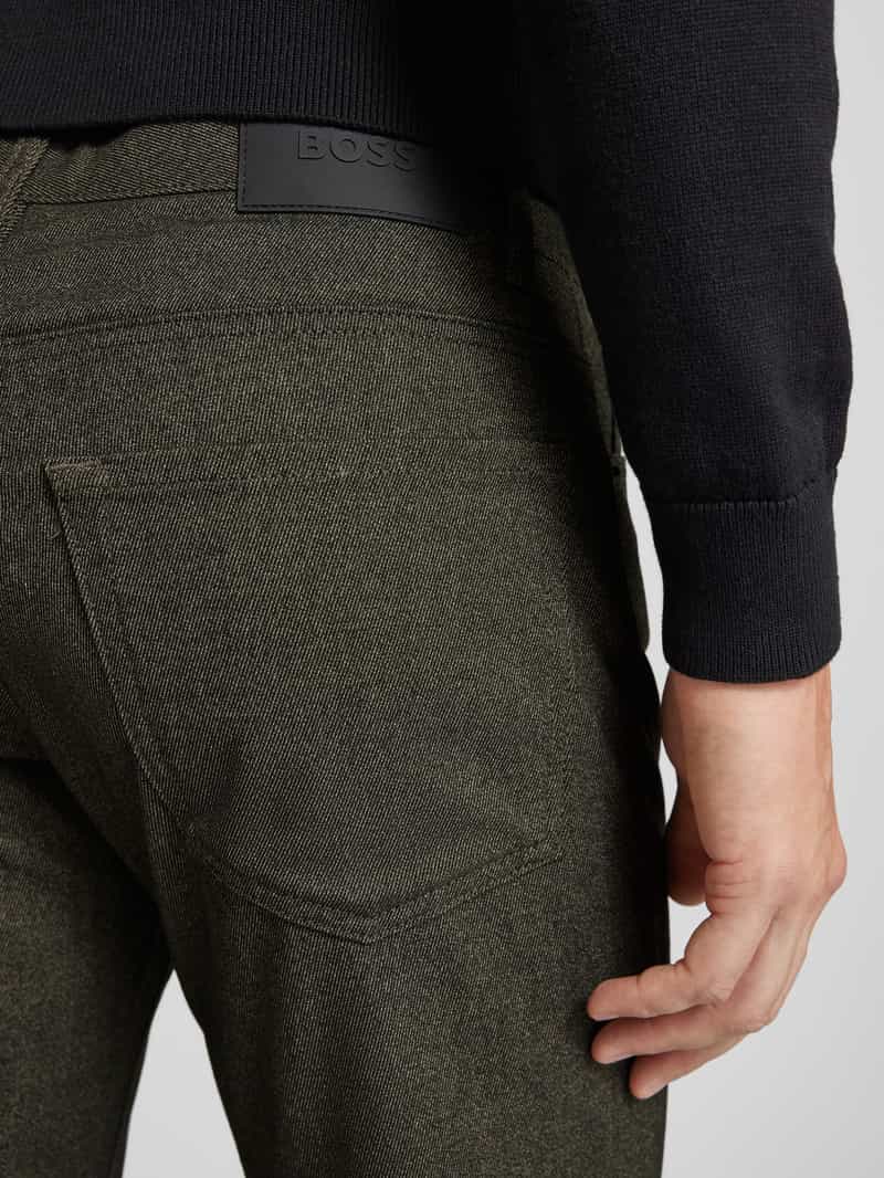 Boss Broek in 5-pocketmodel met viscose model 'Maine'
