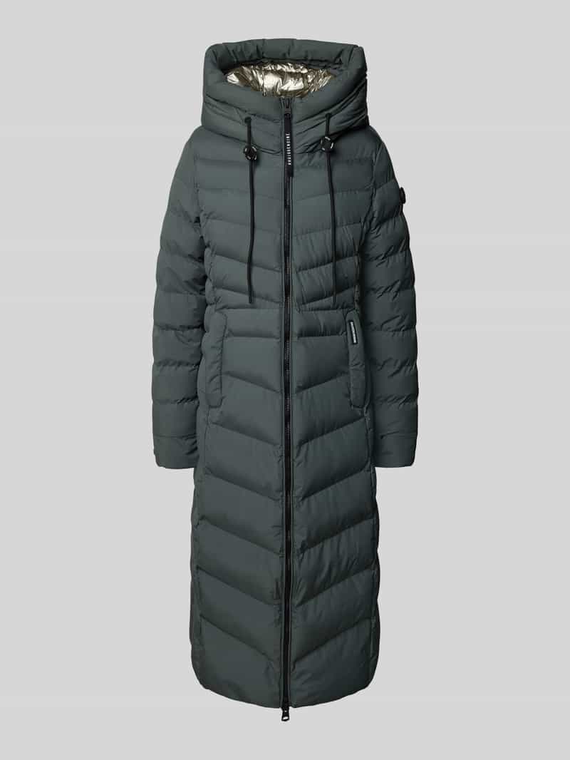 khujo Gewatteerde lange jas in extra lang design model 'Ingram'