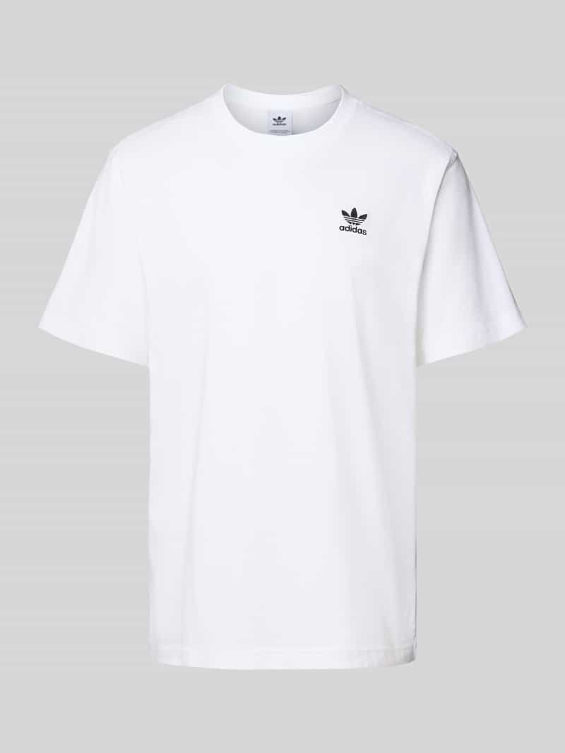 adidas Originals T-shirt met labelstitching en ronde hals