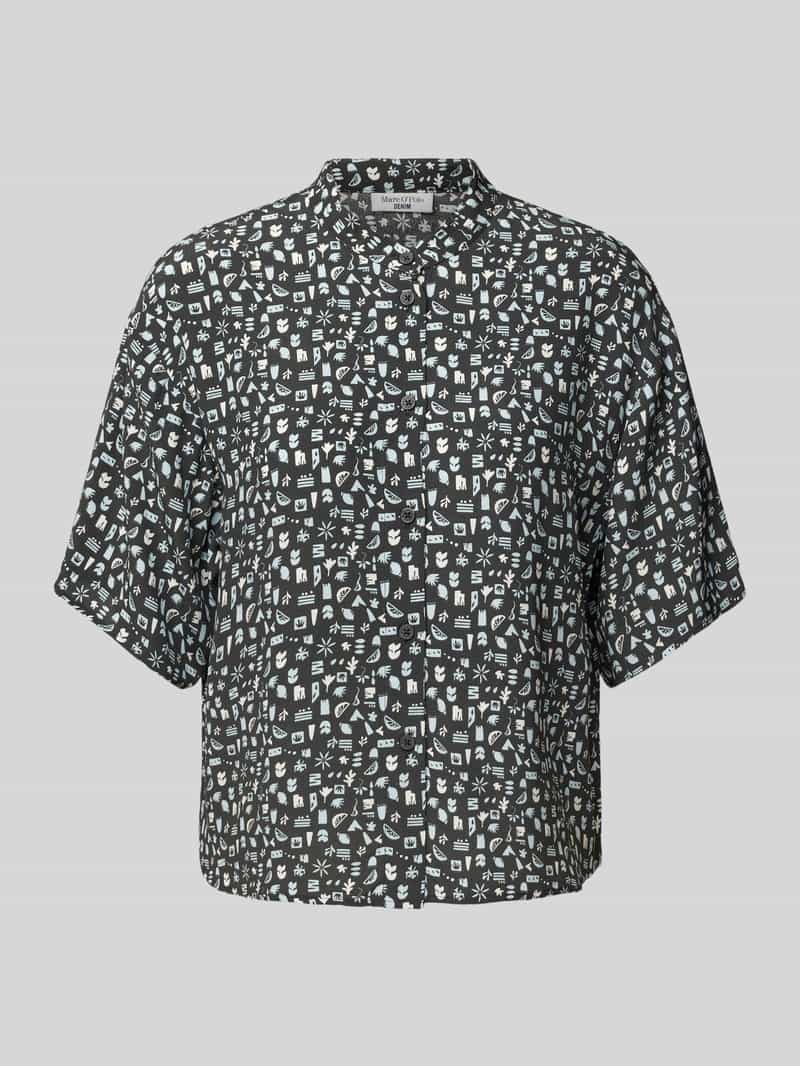 Marc O'Polo DENIM Regular fit blouse met opstaande kraag