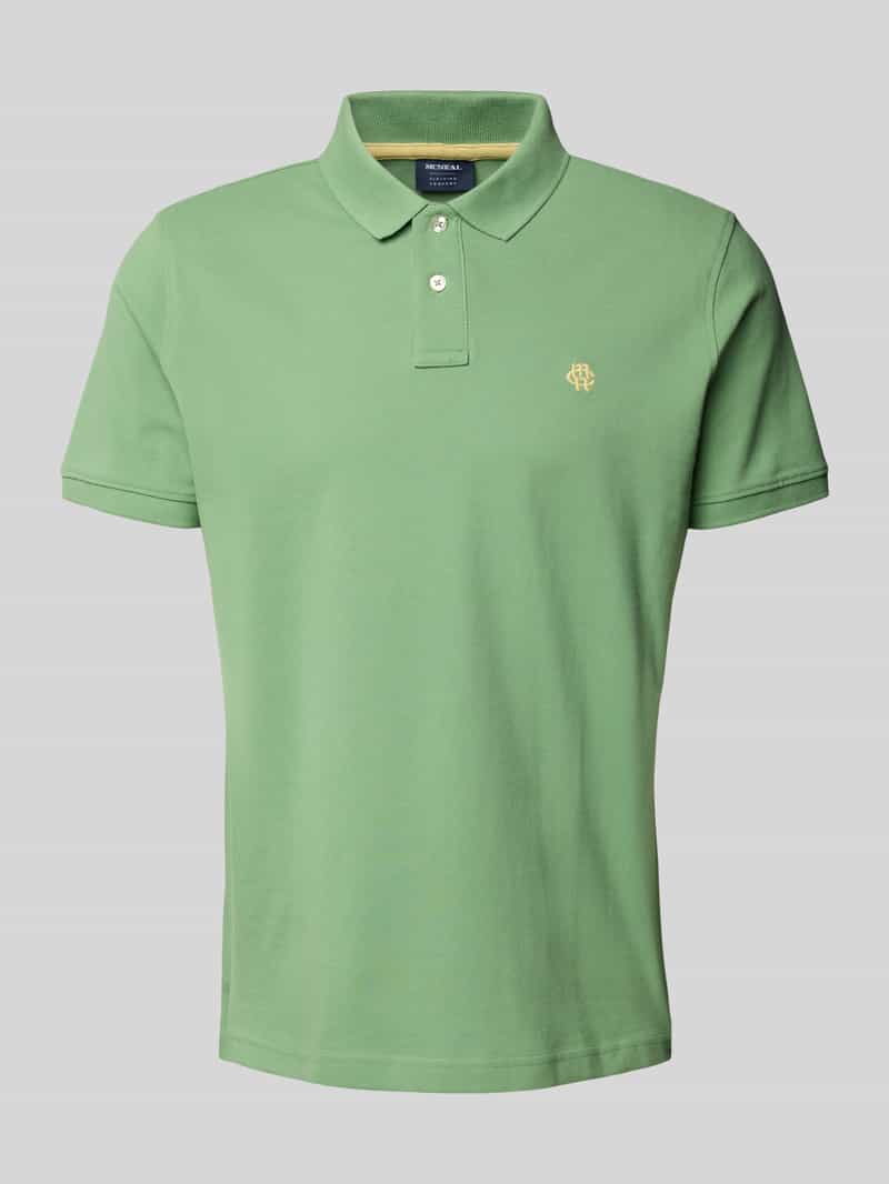 MCNEAL Regular fit poloshirt met labelstitching