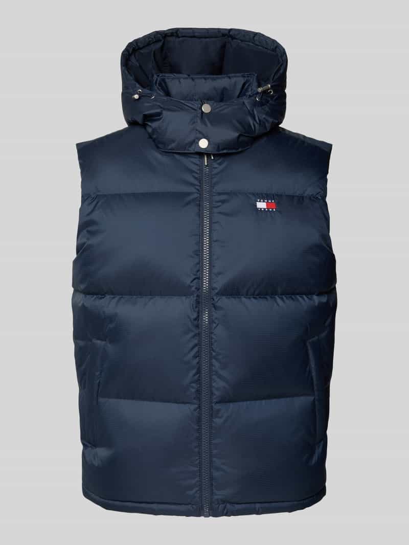 Tommy Jeans Regular fit bodywarmer met afneembare capuchon