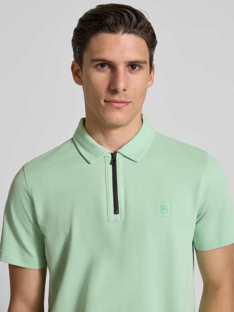 Lerros Regular fit poloshirt met logodetail