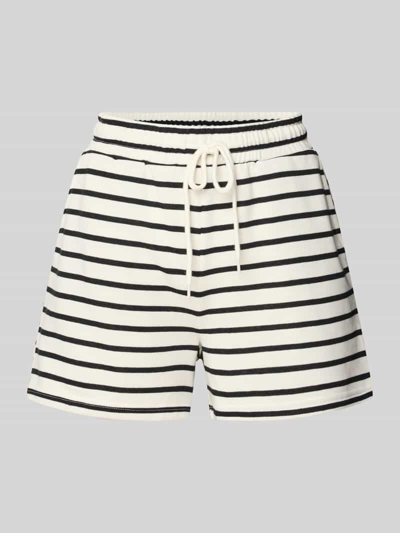 Pieces Regular fit bermuda met elastische band model 'CHILLI'
