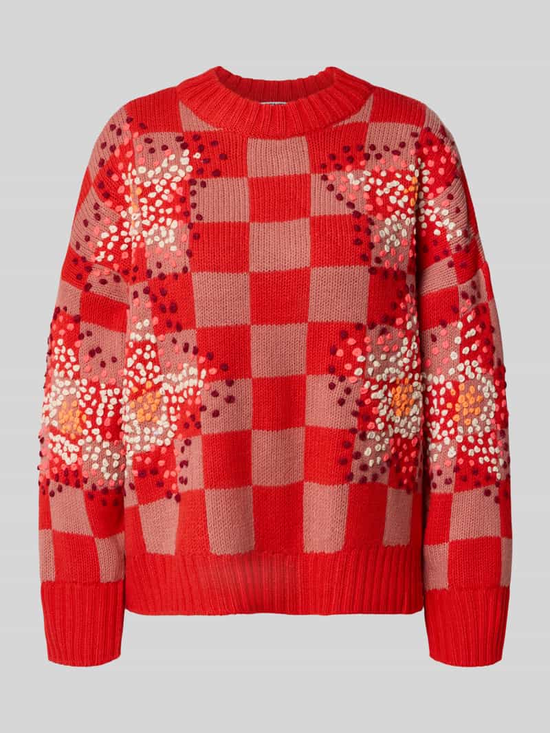 Essentiel Antwerp Loose fit pullover van scheerwolmix