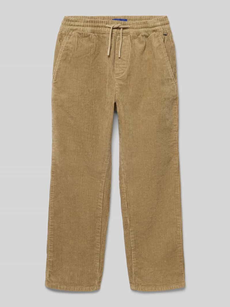 Only & Sons Tapered fit corduroy broek van katoenmix model 'YOKE'