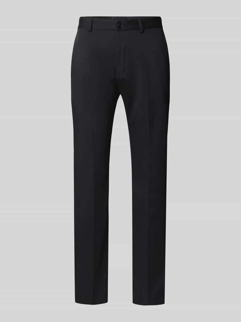 s.Oliver BLACK LABEL Slim fit pantalon met persplooien