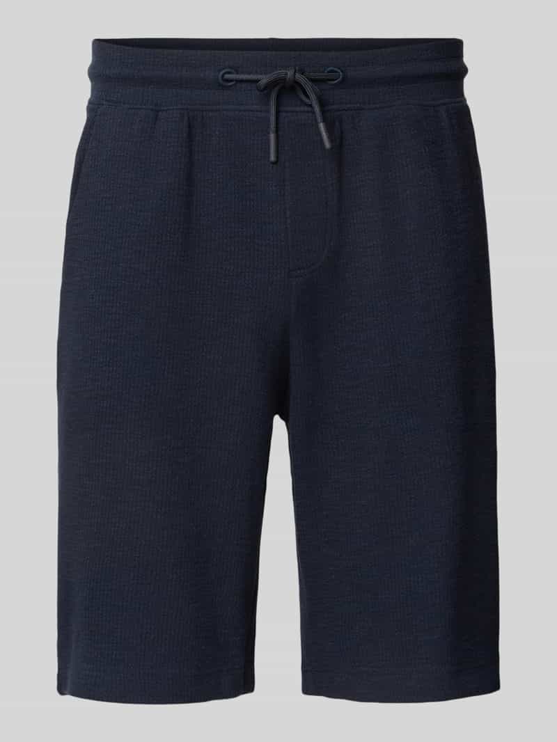 Tom Tailor Regular fit korte cargobroek van katoenmix