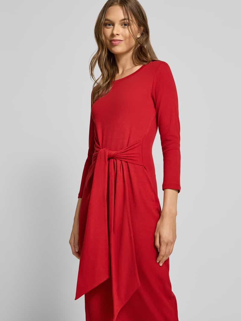 Lauren Ralph Lauren Midi-jurk met knoopdetail model 'IMALAH'