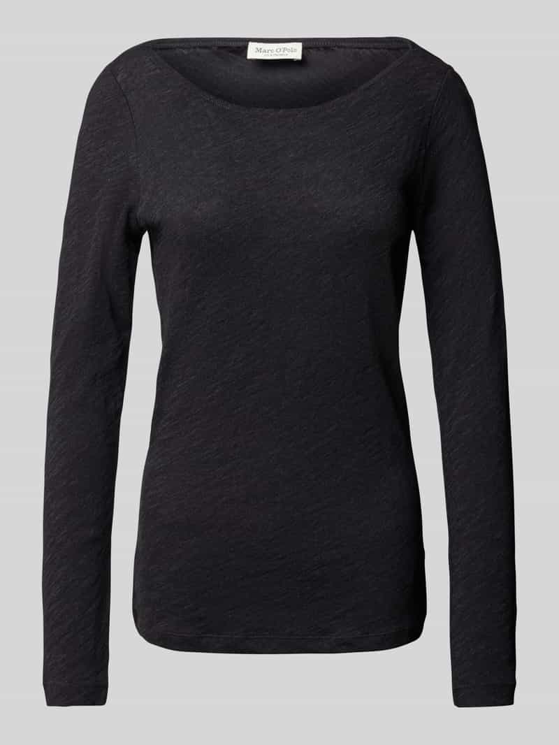 Marc O'Polo Slim fit shirt met lange mouwen van puur katoen