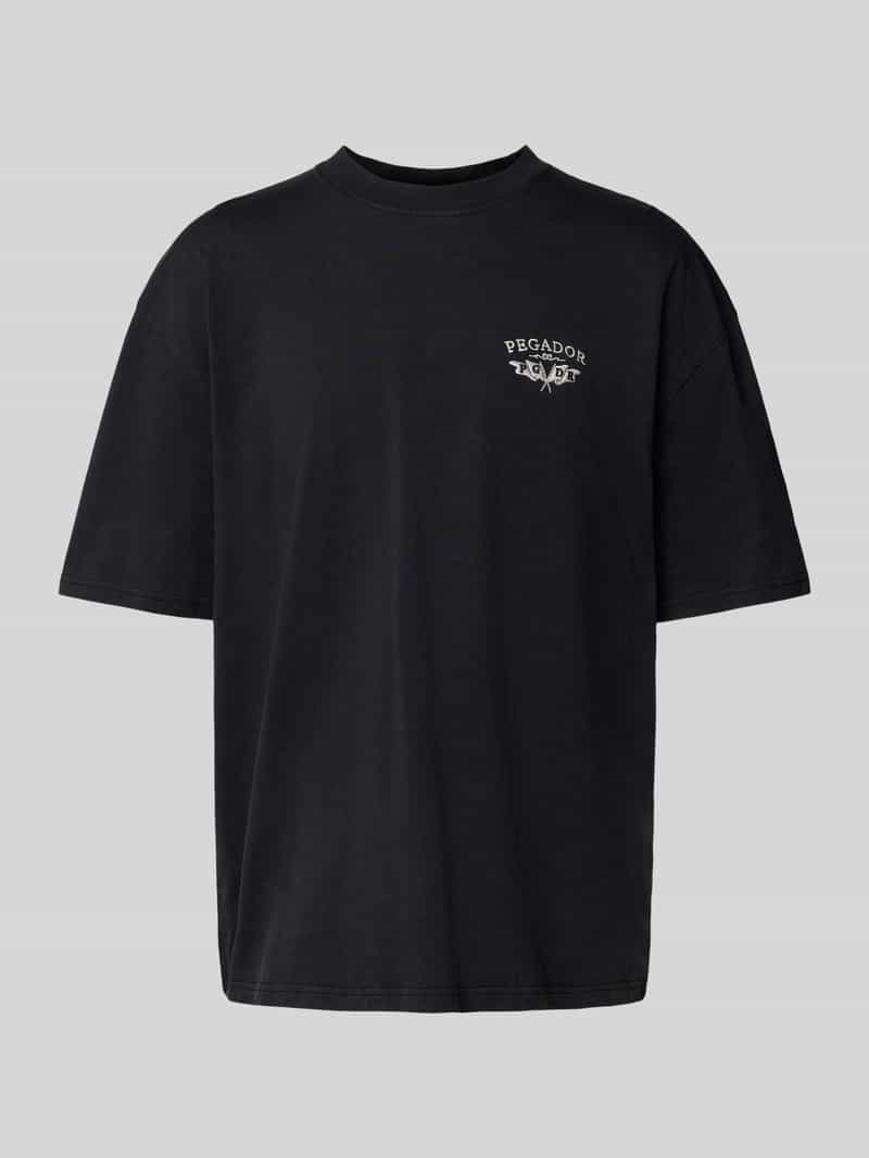 Pegador Oversized T-shirt met labelstitching model 'Hamker'