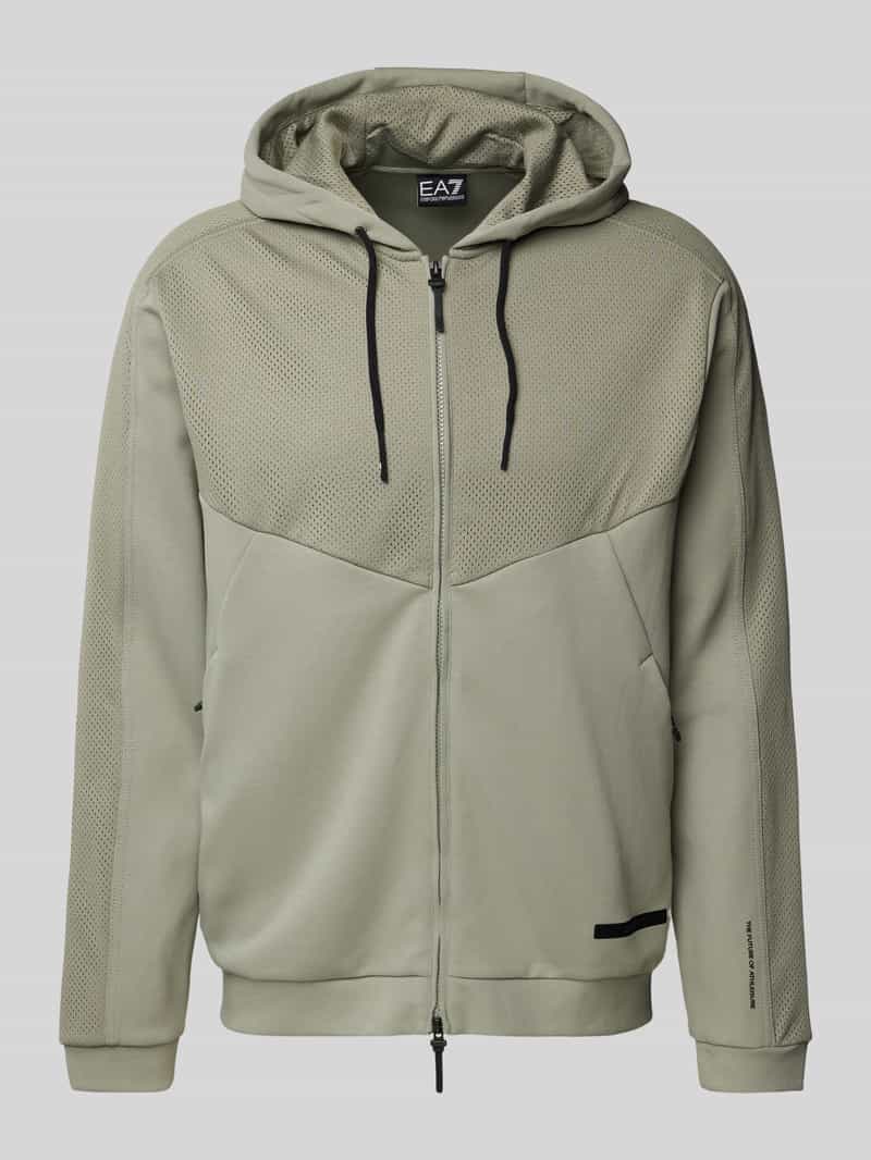 EA7 Emporio Armani Sweatjack met capuchon