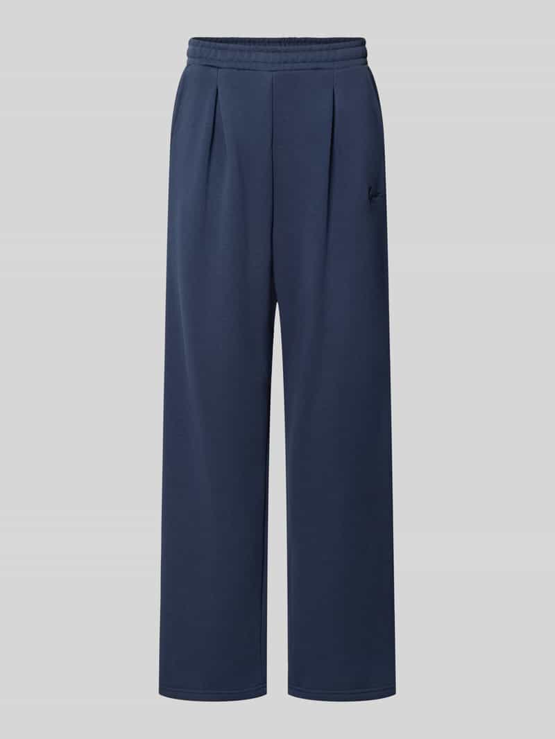 Karl Kani Sweatpants met gestikt logo en steekzakken