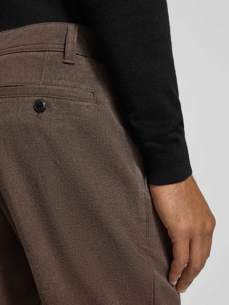 MCNEAL Slim fit stoffen broek met achterzakken