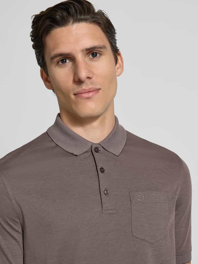 Bugatti Poloshirt met borstzak